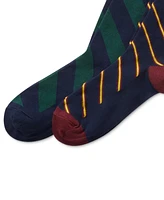 Polo Ralph Lauren Men's 2-Pk. Diagonal Striped Socks