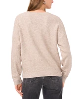 Vince Camuto Women's Sequin V-Neck Sweater