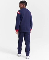 Tommy Hilfiger Big Boys Varsity Crewneck Top Joggers