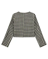 Guess Big Girls Long Sleeve Pied de Poule Blazer