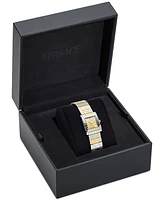 Versace Women's Swiss Mosaic Two-Tone Stainless Steel Bracelet Watch 22mm