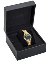 Versace Women's Swiss Daedalus Gold Ion Plated Stainless Steel Bracelet Watch 35mm