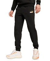 Puma Men's Minimal Gold Regular-Fit Taped Sweatpants