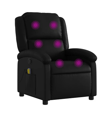 vidaXL Massage Recliner Chair Faux Leather