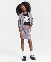 Epic Threads Little & Big Girls Plaid Blazer, Created for Macy's