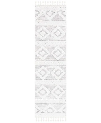 Safavieh Moroccan Tassel Shag MTS640A 2'3"x12' Runner Area Rug