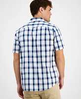 Club Room Men's Dewall Regular-Fit Plaid Button-Down Shirt, Created for Macy's