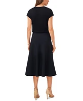 CeCe Women's Bias-Cut Midi Skirt