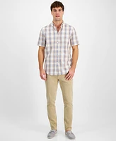 Club Room Men's Odulls Regular-Fit Plaid Button-Down Shirt, Created for Macy's