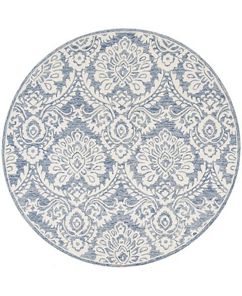 Safavieh Blossom I BLM106M 4'x4' Round Area Rug