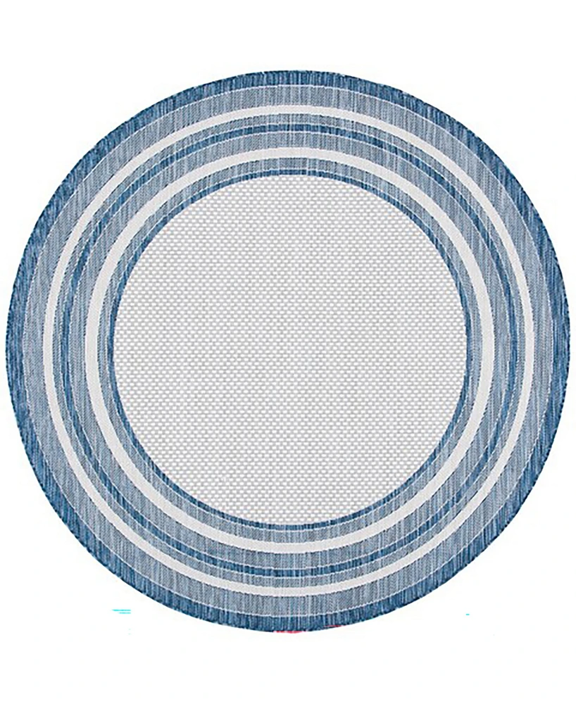 Safavieh Courtyard I CY84753412 4'x4' Round Area Rug