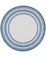 Safavieh Courtyard I CY84753412 4'x4' Round Area Rug