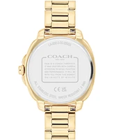 Coach Women's Kitt Gold-Tone Stainless Steel Bracelet Watch 34mm