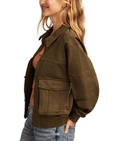 Lucky Brand Women's Legend Cotton Bomber Jacket