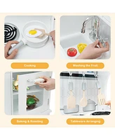 Inolait Kitchen Pretend Play Cookware Toys for Kids with Water Dispenser