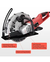 Yescom 14" Electric Concrete Saw Disc Cutter Wet Dry Circular Blade for Granite Stone