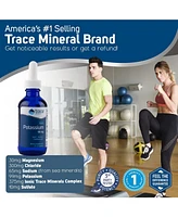Trace Minerals Liquid Ionic Potassium Dietary Supplement | 99 mg Potassium Powered by Concentrace Electrolytes | Supports Hydration, Energy