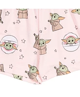 Starwars Baby Girls Star Wars Baby Yoda Sleeveless Romper