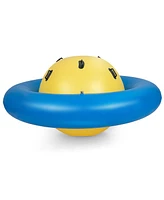 Costway 7.5 Ft Inflatable Dome Rocker Bouncer with 6 Handles Fun Outdoor Game