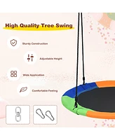 Costway 40'' Flying Saucer Tree Swing Indoor Outdoor Play Set Kids Gift