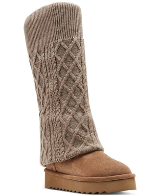 Madden Girl Peggyy Knit Cozy Slouch Boots