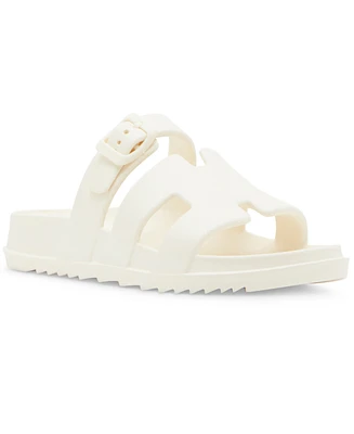 Madden Girl Darliing Banded Footbed Slide Sandals