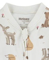 Huggies Baby Girls Organic Printed Coverall