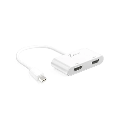 j5create JDA156 Mini DisplayPort to Dual Hdmi Adapter