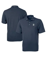 Cutter & Buck Men's Navy Detroit Tigers Virtue Eco Pique Polo