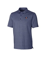 Cutter & Buck Men's Heather Blue Auburn Tigers Forge Stretch Polo