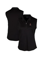 Cutter & Buck Women's Black Alabama Crimson Tide Forge Stretch Sleeveless Polo