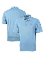 Cutter & Buck Men's Light Blue Houston Oilers Throwback Logo Virtue Eco Pique Polo