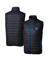 Cutter & Buck Navy Penn State Nittany Lions Primary Team Logo Rainier PrimaLoft Eco Insulated Full-Zip Puffer Vest