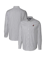 Cutter & Buck Men's Florida Gators Vault Stretch Oxford Stripe Long Sleeve Button-Down Shirt