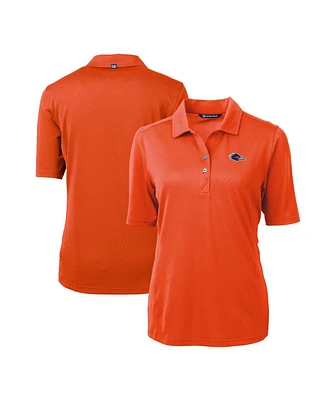 Cutter & Buck Women's Orange Utsa Roadrunners DryTec Virtue Eco Pique Polo