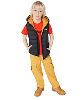 Timberland Big Boys Sleeveless Hooded Puffer Vest