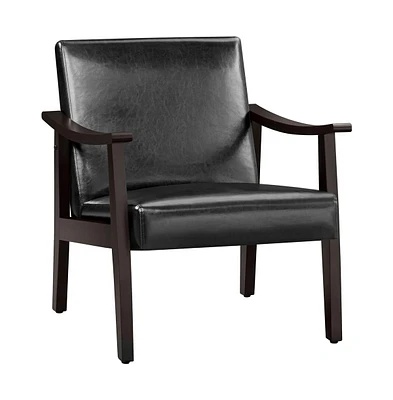 Yaheetech Modern Accent Chair Mid-Century Upholstered Armchair