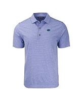 Cutter & Buck Men's Heather Royal Florida Gators Forge Eco Heathered Stripe Stretch Polo