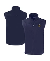 Cutter & Buck Men's Navy Notre Dame Fighting Irish Play Like A Champion Today Charter Eco Full-Zip Vest