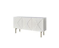 Hulala Home Reginald Modern 58" Wide Sideboard with Adjustable Feet and Cable Management