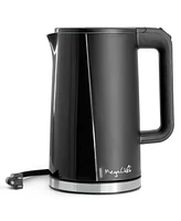 MegaChef 1.7 Quart Double Wall Stainless Steel Electric Tea Kettle