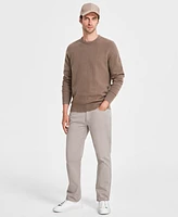 Alfani Men's Herringbone Crewneck Sweater, Created for Macy's