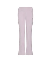 adidas Big Girls Rib Velour Vented Flare Leg Pant