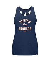 New Era Women's Heather Navy Denver Broncos 2024 Nfl Training Camp Tank Top