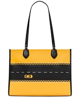 kate spade new york Manhattan Taxi Printed Pvc Large Market Tote