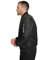 Calvin Klein Men's Classic Ma-1 Nylon Bomber Jacket