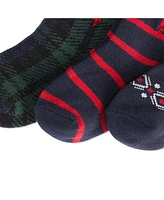 Polo Ralph Lauren Baby Boys Novelty Holiday Sock, 3-Pack