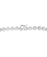 Wrapped in Love Diamond Halo Tennis Bracelet (5 ct. t.w.) in 14k White Gold, Created for Macy's