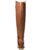 Michael Michael Kors Women's June Leather Knee High Riding Boots