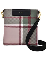 Radley London Manor Gardens Check Small Zip-Top Crossbody